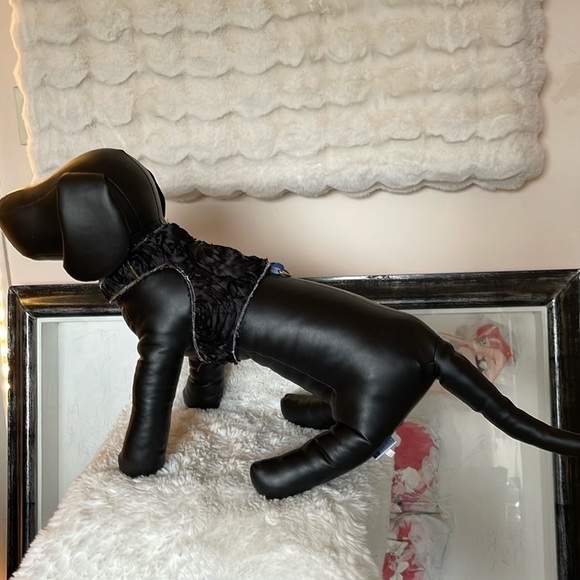 HANDCRAFTED  reversible  dog or cat harness light weight adjustable velcro - Picture 1 of 15
